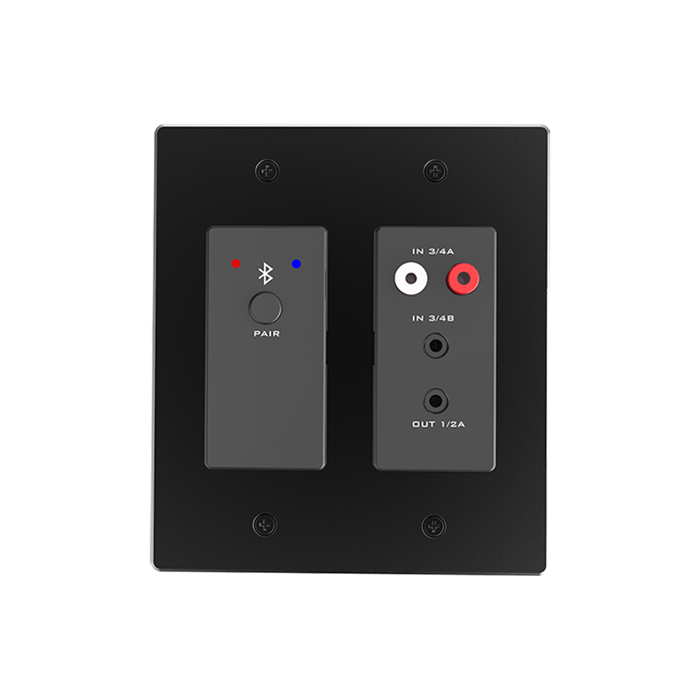 Dante 4 Ch Bluetooth Wall Plate Rete Audio Interface